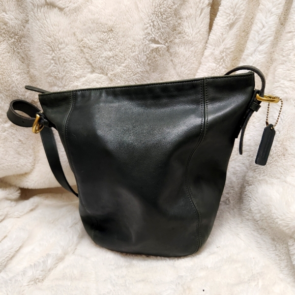 Green HTF Monterey Vtg Coach Bag - Picture 1 of 12